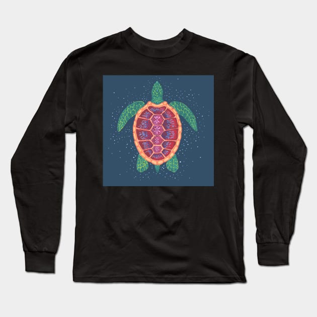 Sea turtle Long Sleeve T-Shirt by visionarysea